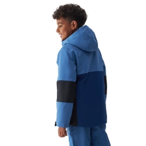 Chlapčenská lyžiarska bunda - 4F-TECHNICAL JACKET-JAW23TTJAM301-33S-BLUE Modrá 164 2