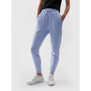 Dámske tepláky - 4F-TROUSERS-AW23TTROF507-52S-LIGHT VIOLET Fialová XL 1
