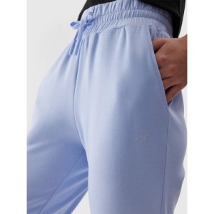 Dámske tepláky - 4F-TROUSERS-AW23TTROF507-52S-LIGHT VIOLET Fialová XL 4
