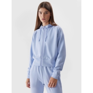 Dámska mikina so zipsom - 4F-SWEATSHIRT-AW23TSWSF0766-52S-LIGHT VIOLET Fialová XL 1