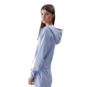 Dámska mikina so zipsom - 4F-SWEATSHIRT-AW23TSWSF0766-52S-LIGHT VIOLET Fialová XL 4