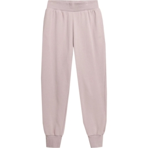 Dámske tepláky - 4F-TROUSERS-AW23TTROF471-56S-LIGHT PINK Ružová XL 3