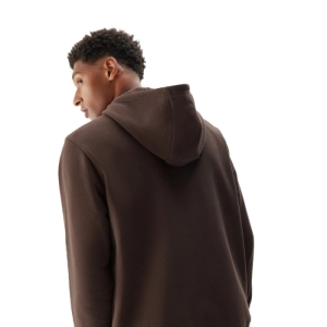 Pánska mikina s kapucňou - 4F-SWEATSHIRT-AW23TSWSM688-80S-DARK BROWN Hnedá XXL 2