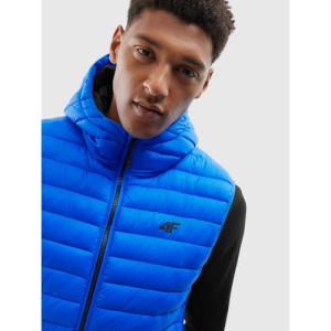 Pánska turistická vesta - 4F-VEST-AW23TVESM063-36S-COBALT Modrá XXL 4