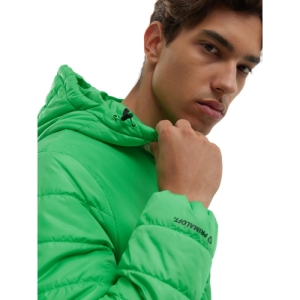 Pánska turistická bunda - 4F-DOWN JACKET-AW23TDJAM245-42S-LIGHT GREEN Zelená XXL 3