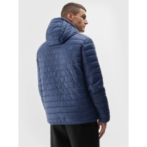 Pánska turistická bunda - 4F-DOWN JACKET-AW23TDJAM242-31S-NAVY Modrá XXL 2