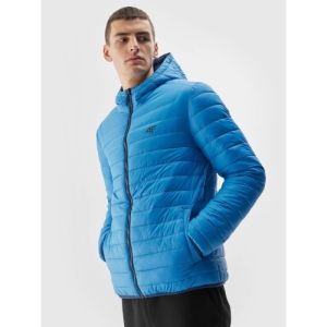 Pánska turistická bunda - 4F-DOWN JACKET-AW23TDJAM242-31S-NAVY Modrá XXL 4