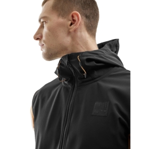 Pánska turistická softshellová bunda - 4F-SOFTSHELL JACKET-AW23TSOFM155-82S-LIGHT BROWN Hnedá XXL 1