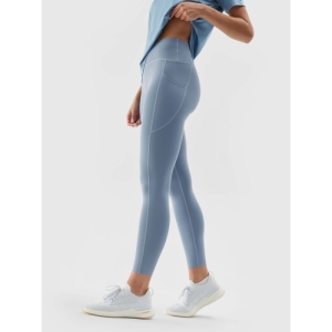 Dámske kompresné legíny - 4F-TIGHTS FNK-AW23TFTIF140-33S-BLUE Modrá XL 2