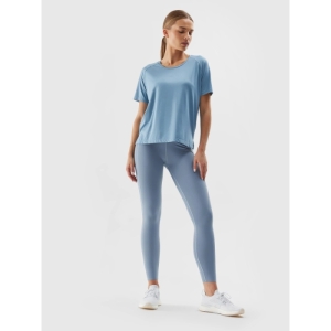 Dámske kompresné legíny - 4F-TIGHTS FNK-AW23TFTIF140-33S-BLUE Modrá XL 4