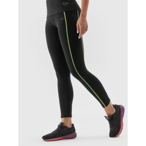 Dámske kompresné legíny - 4F-TIGHTS FNK-AW23TFTIF134-20S-DEEP BLACK Čierna XL 1