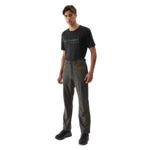Pánske turistické nohavice - 4F-TROUSERS FNK-AW23TFTRM363-22S-ANTHRACITE Čierna XXL 2