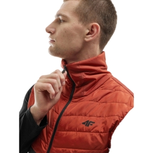 Pánska turistická vesta - 4F-VEST-AW23TVJAM041-81S-BROWN Hnedá XXL 1