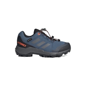 Chlapčenská nízka turistická obuv - ADIDAS-Terrex GTX Jr wonder steel/grey three/impact orange Modrá 39 1/3 1