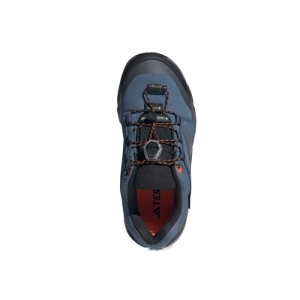 Chlapčenská nízka turistická obuv - ADIDAS-Terrex GTX Jr wonder steel/grey three/impact orange Modrá 39 1/3 3