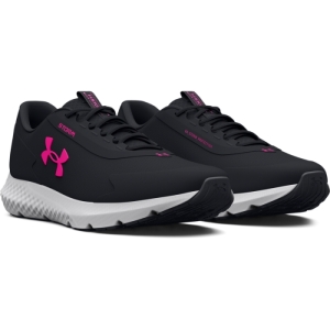 Dámska bežecká obuv - UNDER ARMOUR-UA W Charged Rogue 3 Storm black/jet gray/rebel pink Čierna 41 2