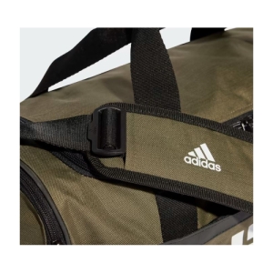 Pánska cestovná taška - ADIDAS-LINEAR DUFFEL M OLISTR/BLACK/WHITE Zelená 39L 4