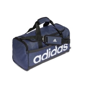 Cestovná taška - ADIDAS-LINEAR DUFFEL S SHANAV/BLACK/WHITE Modrá 25L 1
