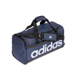 Cestovná taška - ADIDAS-LINEAR DUFFEL M SHANAV/BLACK/WHITE Modrá 39L 1