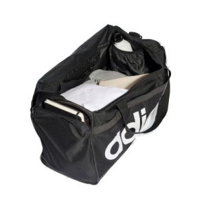 Cestovná taška - ADIDAS-LINEAR DUFFEL M BLACK/WHITE Čierna 39L 2