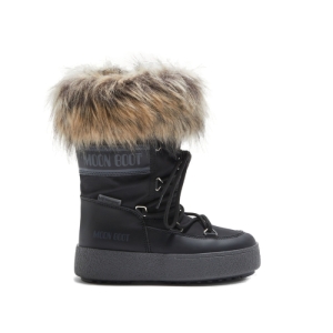 Juniorské nízke zimné topánky - MOON BOOT-JTRACK MONACO LOW WP,black Čierna 32
