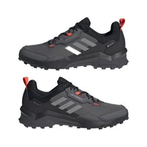 Pánska nízka turistická obuv - ADIDAS-TERREX AX4 GTX GRESIX/GREFOU/SOLRED Čierna 48 3