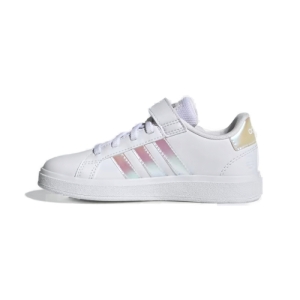 Dievčenská rekreačná obuv - ADIDAS-GRAND COURT 2.0 EL  FTWWHT/IRIDES/FTWWHT Biela 28 2