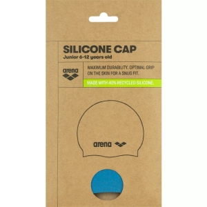 Juniorská plavecká čiapka - ARENA-Silicone jr. cap Modrá 3