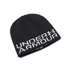 Chlapčenská zimná čiapka - UNDER ARMOUR-Reversible Halftime Beanie 001 Čierna 53/57cm