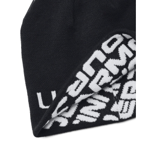 Chlapčenská zimná čiapka - UNDER ARMOUR-Reversible Halftime Beanie 001 Čierna 53/57cm 1
