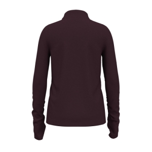 Dievčenská tréningová mikina s 1/2 zipsom - UNDER ARMOUR-UA Girls Challenger Midlayer-MRN Červená 149/160 1