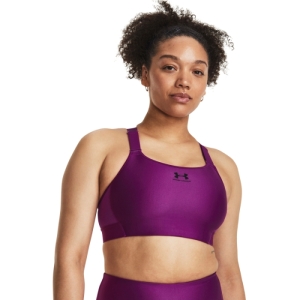 Dámska tréningová športová podprsenka - UNDER ARMOUR-UA HG Armour High-PPL Fialová L 2