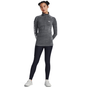 Dámska tréningová mikina s 1/2 zipsom - UNDER ARMOUR-Evolved Core Tech A1 Zip -BLK Čierna M 3