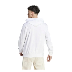 Pánska tréningová mikina s kapucňou - ADIDAS-M BL SJ HD-IJ8573-white Biela M 3