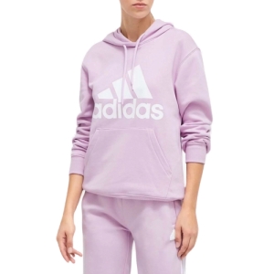 Dámska mikina s kapucňou - ADIDAS-W BL FL R HD-IM0260-bliss lilac/white Ružová XL 1
