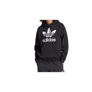 Dámska mikina s kapucňou - ADIDAS ORIGINALS-TRF HOODIE-IK4058-black Čierna L 2