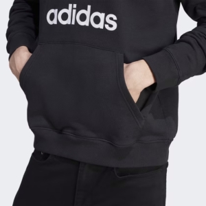 Pánska mikina s kapucňou - ADIDAS ORIGINALS-TREFOIL HOODY-IM4489-black/white Čierna M 3
