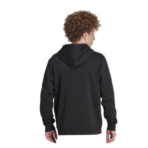 Pánska mikina s kapucňou - ADIDAS ORIGINALS-3-STRIPES HOODY-IM2088-black Čierna XL 1