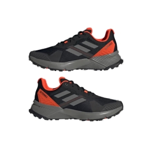 Pánska bežecká trailová obuv - ADIDAS-Terrex Soulstride M core black/grey four/solar red Čierna 47 1/3 4