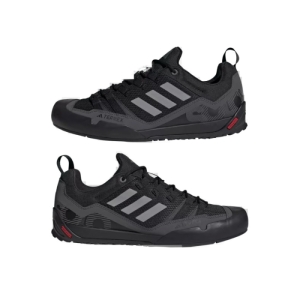 Pánska nízka turistická obuv - ADIDAS-Terrex Swift Solo 2.0 core black/grey three/grey six Čierna 47 1/3 4