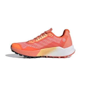 Dámska bežecká trailová obuv - ADIDAS-Terrex Agravic Flow 2.0 coral fusion/impact orange/white Oranžová 42 1