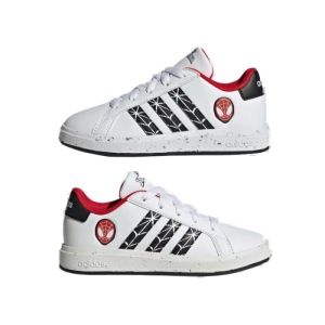 Chlapčenská rekreačná obuv - ADIDAS-Grand Court X Marvel Spider-man white/core black/scarlet Biela 40 4