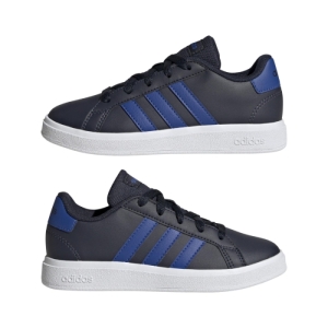 Chlapčenská rekreačná obuv - ADIDAS-Grand Court 2.0 legend ink/team royal blue/cloud white Modrá 40 3