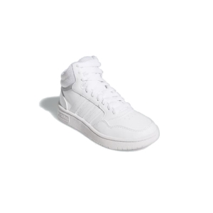 Juniorská rekreačná obuv - ADIDAS-Hoops 3.0 Mid K cloud white/cloud white/grey two Biela 40