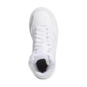 Juniorská rekreačná obuv - ADIDAS-Hoops 3.0 Mid K cloud white/cloud white/grey two Biela 40 3