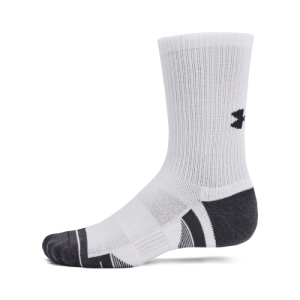 Ponožky - UNDER ARMOUR-UA Performance Tech 3 pack Crew-WHT Biela 36/41 1