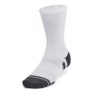 Ponožky - UNDER ARMOUR-UA Performance Tech 3 pack Crew-WHT Biela 36/41 2