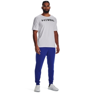 Pánske tepláky - UNDER ARMOUR-UA Rival Terry Jogger-1380843-400 BLU Modrá L 2