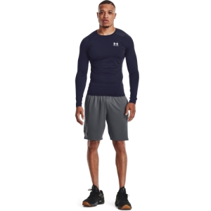 Pánske zateplené kompresné tričko s dlhým rukávom - UNDER ARMOUR-UA HG Armour Comp LS-NVY Modrá XXL 3