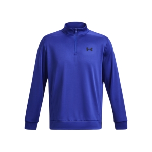 Pánska zateplená tréningová mikina s 1/2 zipsom - UNDER ARMOUR-UA Armour Fleece 1/4 Zip-BLU Modrá L 4